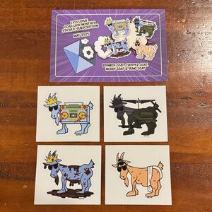 GOAT USA May 2025 Subscription Stickers